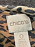 Chico's Animal Print Brown Long Sleeve Blouse Size Sm (0) - photo 7
