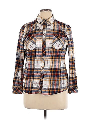 Natural Reflections Long Sleeve Button-Down Shirt (view 1)