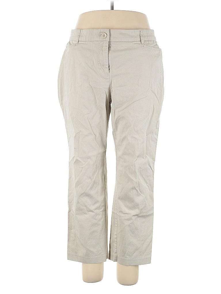 Sag Harbor Tan Khakis Size 16 - photo 1