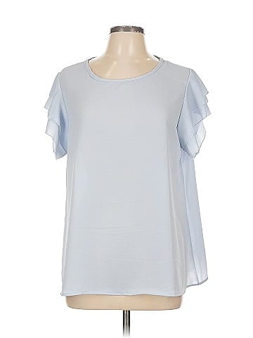 Perfect Peach Short Sleeve Blouse (view 1)