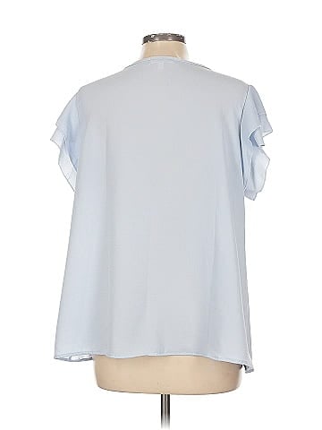 Perfect Peach Short Sleeve Blouse (view 2)