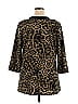 Belle By Kim Gravel Print Black Gold 3/4 Sleeve T-Shirt Size XL - photo 2