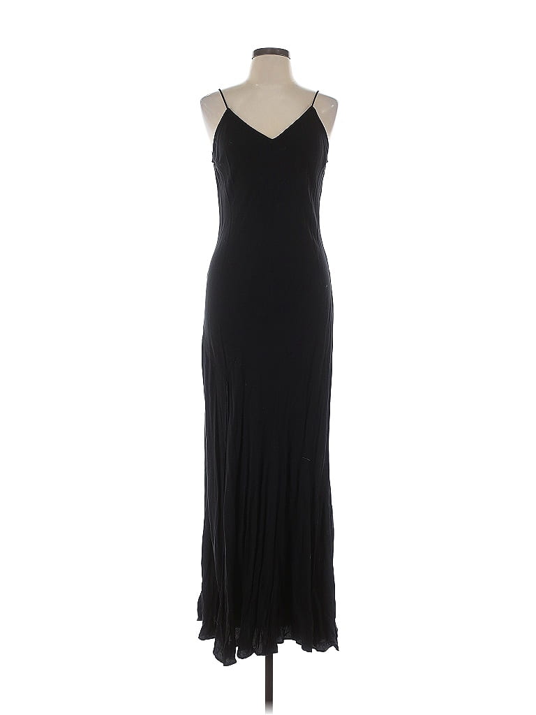 Mustard Seed 100% Rayon Black Cocktail Dress Size L - photo 1