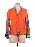 Alberto Makali 100% Cotton Orange 3/4 Sleeve Blouse Size L - photo 1