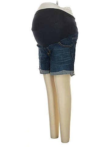 Indigo Blue Denim Shorts (view 1)