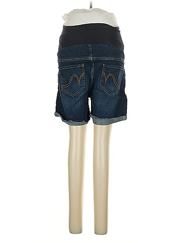 Indigo Blue Denim Shorts (view 2)