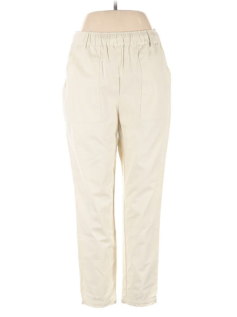 BB Dakota by Steve Madden 100% Cotton Ivory Casual Pants Size L - photo 1