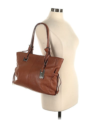 Calvin Klein Leather Tote (view 2)