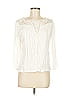 Tiny 100% Cotton Ivory 3/4 Sleeve Blouse Size M - photo 1