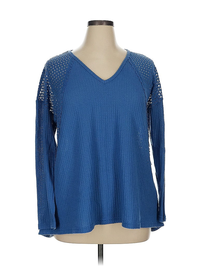 Click to view more detailed imagery on our partner's website Pre-owned Weekend Suzanne Betro Pullover Sweater In Blue