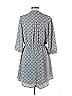 Xhilaration 100% Polyester Chevron-herringbone Gray Casual Dress Size L - photo 2