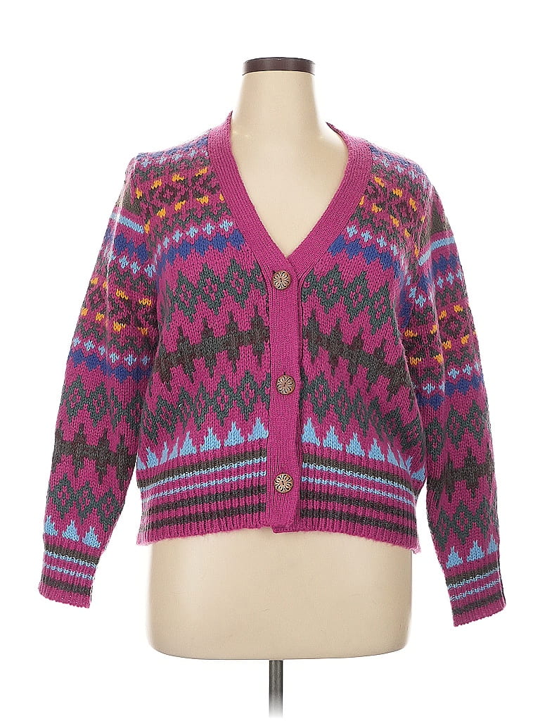 Sundance Purple Cardigan Size XL - photo 1