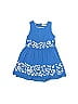Mini Boden 100% Viscose Blue Dress Size 2 - photo 1