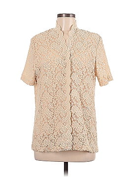Susan Graver Short Sleeve Blouse