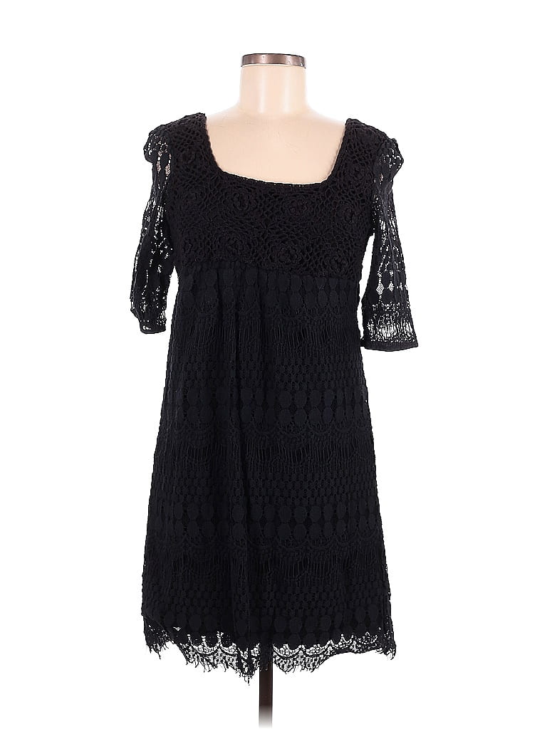 Solitaire Black Casual Dress Size M - photo 1