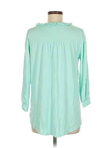 Crown & Ivy Long Sleeve Henley (view 2)