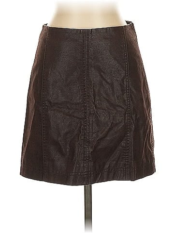 Free People Faux Leather Skirt (view 1)