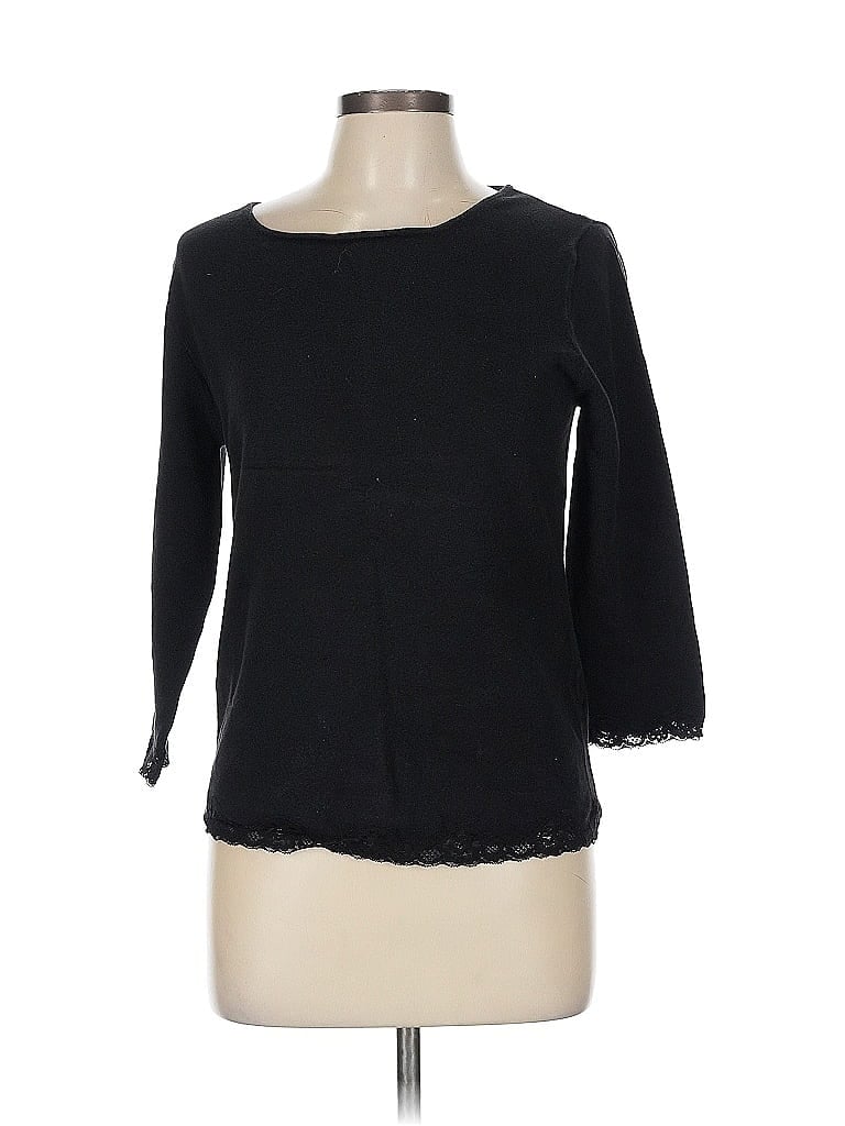 Pre-owned Pierre Cardin Pullover Sweater In Black