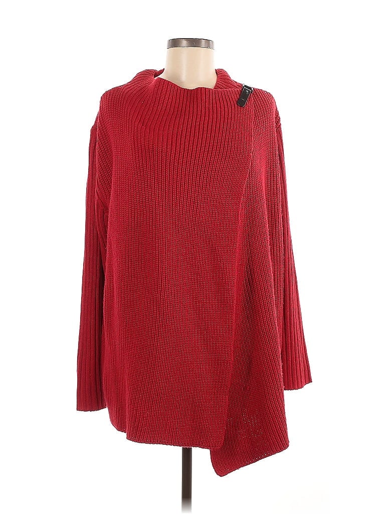 Click to view more detailed imagery on our partner's website Pre-owned Ellen Tracy Pullover Sweater In Red