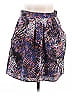 Paraella 100% Polyester Graphic Purple Casual Skirt Size L - photo 1