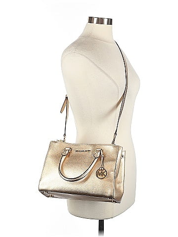 MICHAEL Michael Kors Leather Satchel (view 2)