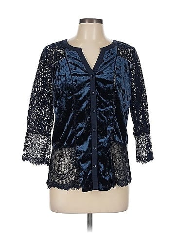 Vintage America Blues 3/4 Sleeve Blouse (view 1)