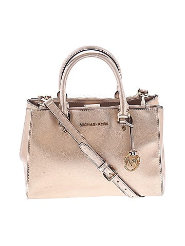 MICHAEL Michael Kors Leather Satchel (view 1)