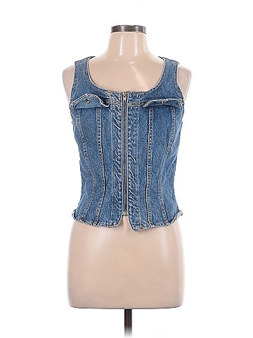Love Tree Denim Vest (view 1)