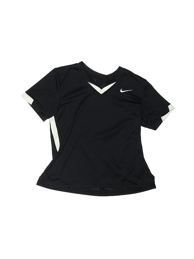 Click to view more detailed imagery on our partner's website Pre-owned Nike Kids' Active T-shirt In Black