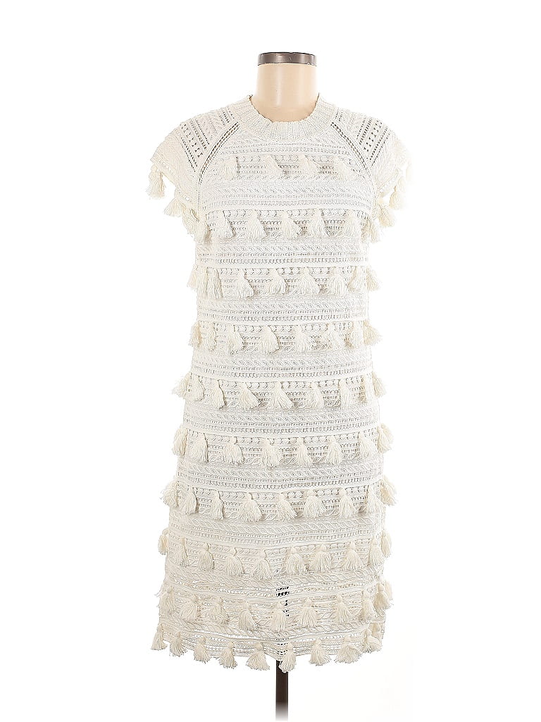 Sea New York 100% Cotton Ivory Cocktail Dress Size 6 - photo 1