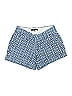 Dear John Chevron-herringbone Blue Shorts Size 25 waist - photo 1