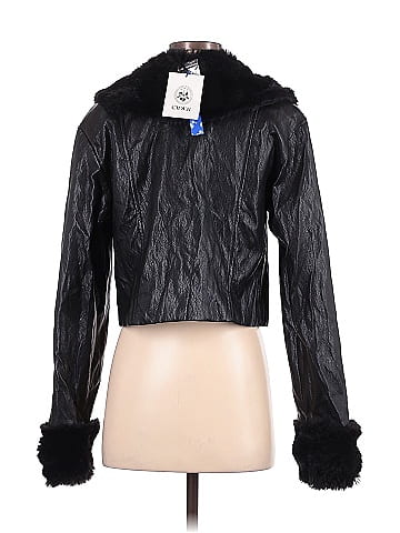 Cider Faux Leather Jacket (view 2)
