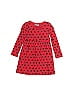 Jumping Beans 100% Cotton Hearts Red Dress Size 7 (big kids) - photo 1