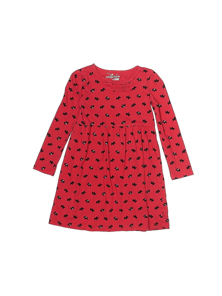 Jumping Beans 100% Cotton Hearts Red Dress Size 7 (big kids) - photo 1