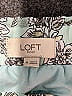 Ann Taylor LOFT Outlet 100% Polyester Paisley Teal Casual Skirt Size M - photo 4