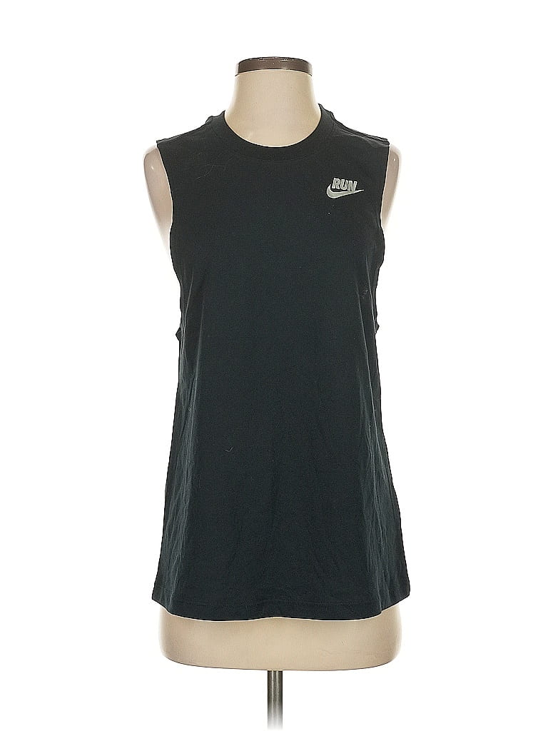 Pre-owned Nike Sleeveless T-shirt In Black