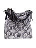 Dooney & Bourke 100% Leather Print Gray Ivory Leather Shoulder Bag One size - photo 1