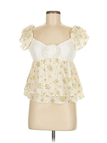 Love & Piece Short Sleeve Blouse (view 1)