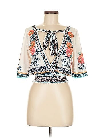 Jealous Tomato 3/4 Sleeve Blouse (view 1)