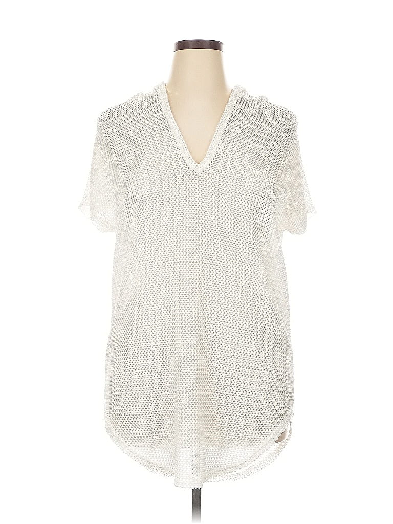 Pre-owned Jordan Taylor Casual Dress In White