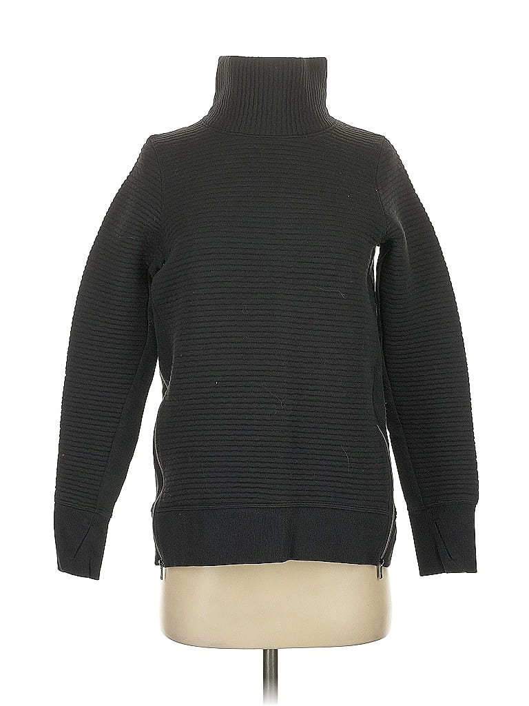 Pre-owned All In Motion Turtleneck Sweater In Black