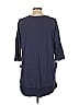 LOGO by Lori Goldstein Blue 3/4 Sleeve Top Size L - photo 2