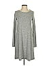 Gap Solid Gray Casual Dress Size XS - photo 1