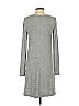 Gap Solid Gray Casual Dress Size XS - photo 2