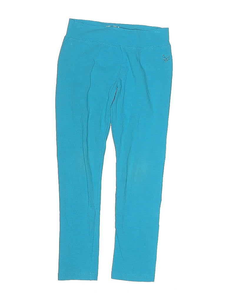 Justice Solid Blue Active Pants Size 10 - photo 1