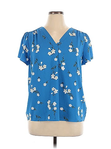 Hilary Radley Short Sleeve Blouse (view 1)