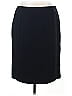 Le Suit 100% Polyester Solid Black Formal Skirt Size 16 - photo 1