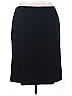 Le Suit 100% Polyester Solid Black Formal Skirt Size 16 - photo 2