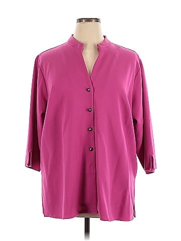 Susan Graver 3/4 Sleeve Blouse (view 1)