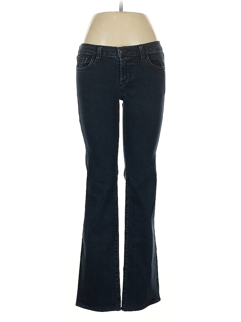 J Brand Solid Blue Jeans Size 28 waist - photo 1